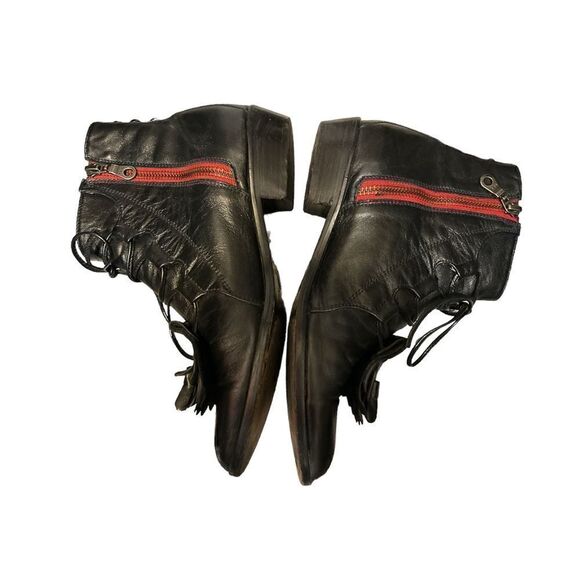 Vintage Leather Modern Vice Ankle Boots - Picture 5 of 14